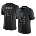 Elroe C.Browns #21 Denzel Ward Player Black RFLCTV Limited Football Jerseys