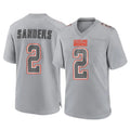 Elroe C.Browns #2 Shedeur Sanders Player Gray Atmosphere Fashion Game Stitched Jerseys