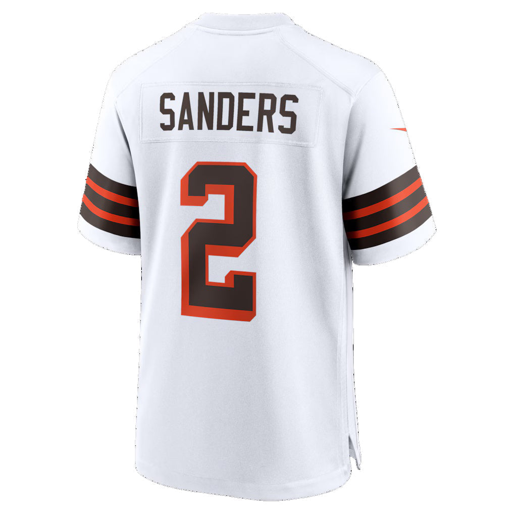 Elroe C.Browns #2 Shedeur Sanders White Alternate Game Stitched Jerseys