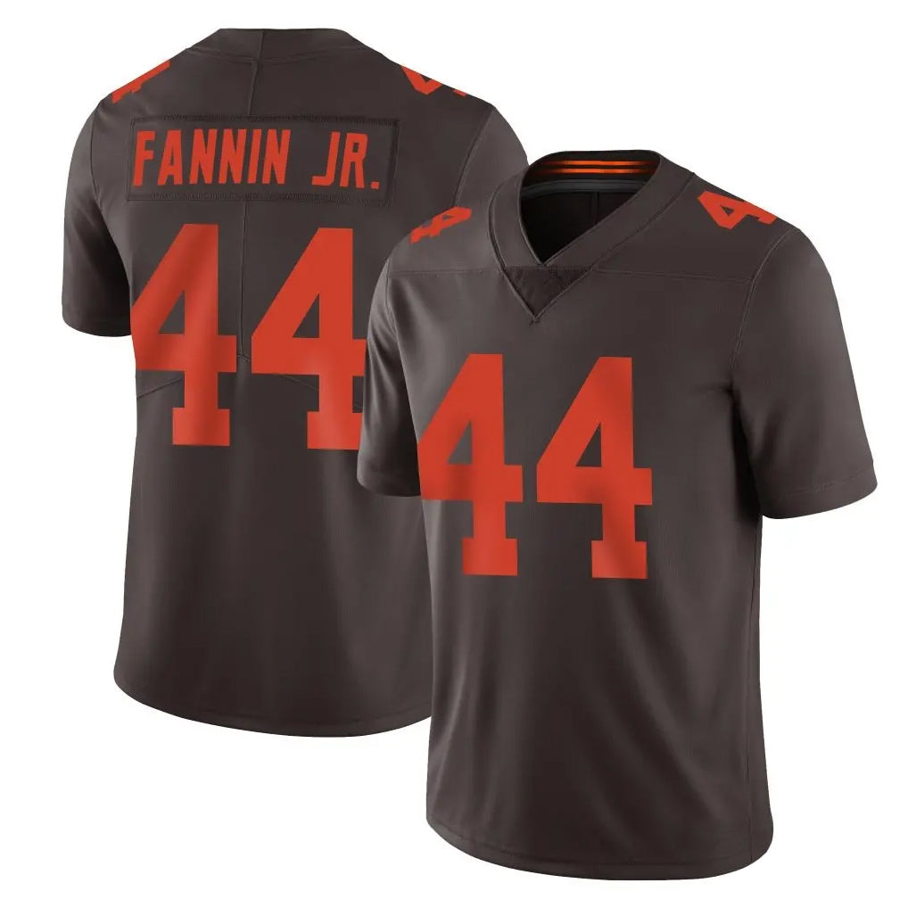 Elroe C.Browns #44 Harold Fannin Jr. Player Browns Color Rush Limited Home Game Stitched Jerseys