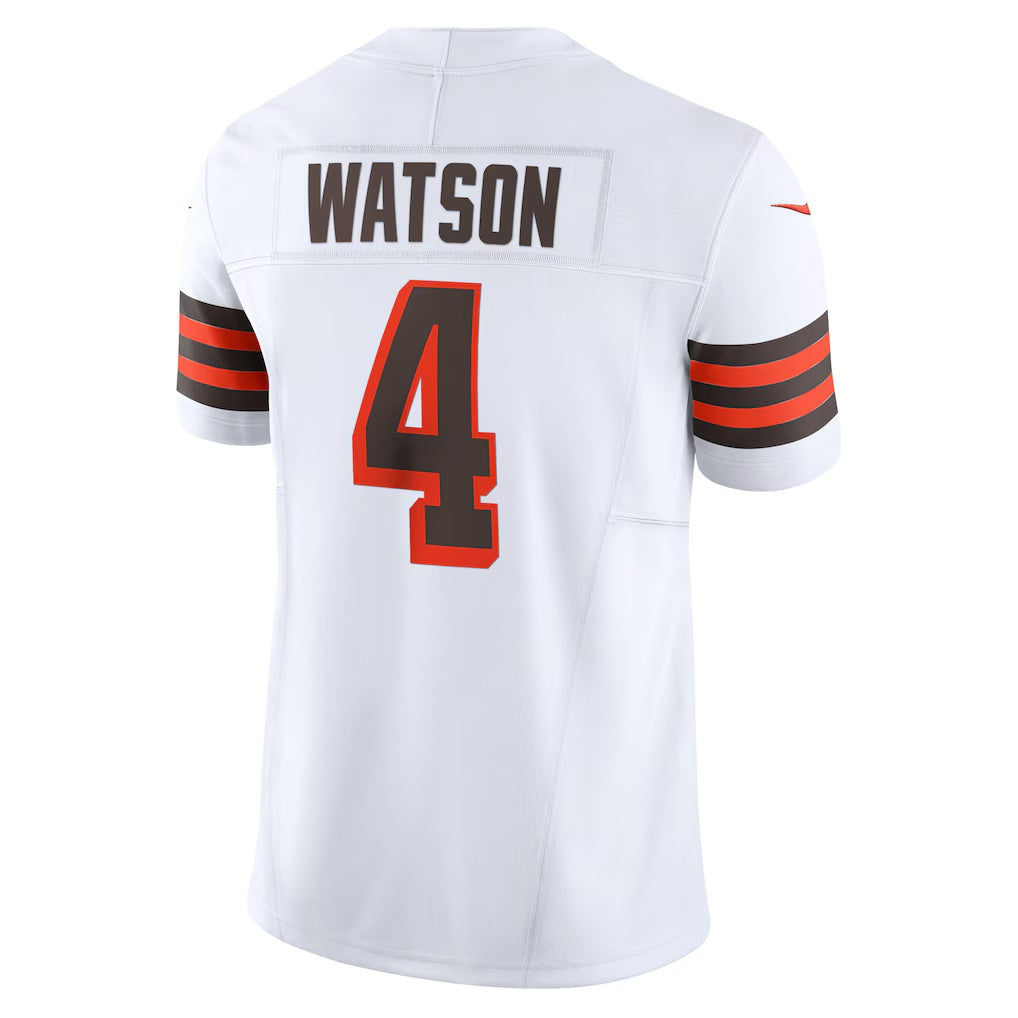 Elroe C.Browns #4 Deshaun Watson White Vapor F.U.S.E. Limited Stitched Jerseys