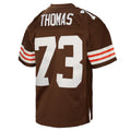 Elroe C.Browns #73 Joe Thomas Mitchell & Ness Brown Legacy Replica Stitched Jerseys