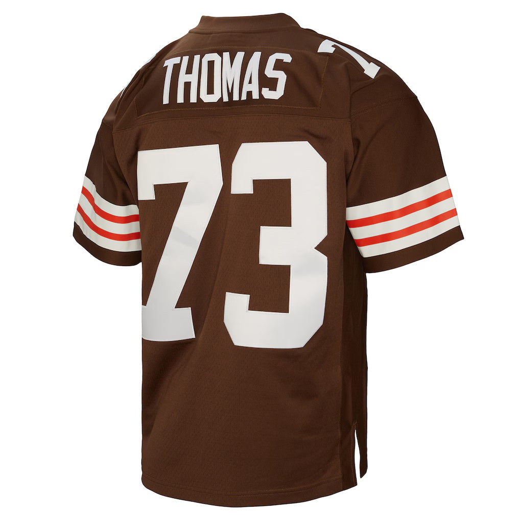 Elroe C.Browns #73 Joe Thomas Mitchell & Ness Brown Legacy Replica Stitched Jerseys