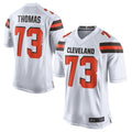Elroe C.Browns #73 Joe Thomas Player White Limited Home Game Stitched Jerseys