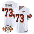 Elroe C.Browns #73 Joe Thomas Player White Limited Vapor F.U.S.E. Alternate Game Stitched Jerseys
