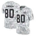 Elroe C.Browns #80 Jamari Thrash Player Arctic Camo Salute to Service Limited Home Game Stitched Jerseys