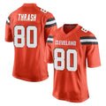 Elroe C.Browns #80 Jamari Thrash Player Orange Vapor Limited Home Game Stitched Jerseys