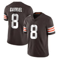 Elroe C.Browns #8 Dillon Gabriel Player Brown Color Vapor Untouchable Limited Home Game Stitched Jerseys
