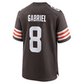 Elroe C.Browns #8 Dillon Gabriel Player Brown Home Game Stitched Jerseys