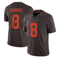 Elroe C.Browns #8 Dillon Gabriel Player Brown Limited Vapor F.U.S.E. Alternate Game Stitched Jerseys