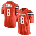Elroe C.Browns #8 Dillon Gabriel Player Orange Game Stitched Jerseys