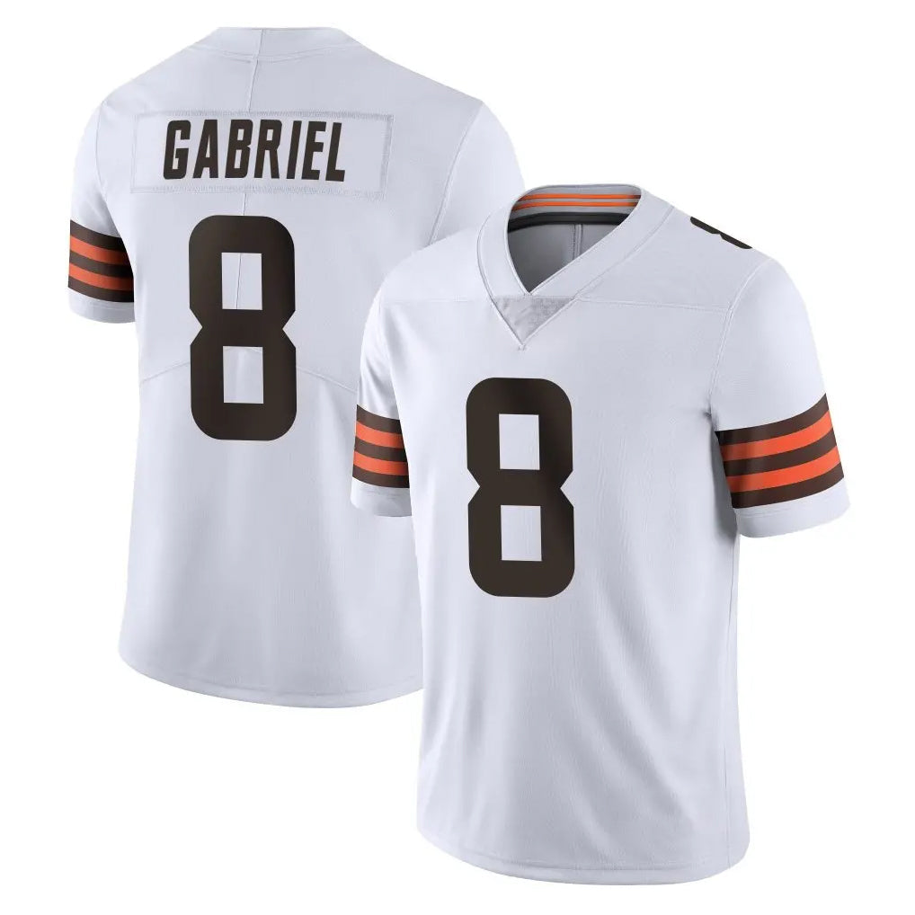Elroe C.Browns #8 Dillon Gabriel Player White Vapor Untouchable Limited Home Game Stitched Jerseys