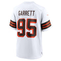 Elroe C.Browns #95 Myles Garrett Player WHITE Alternate Game Stitched Jerseys