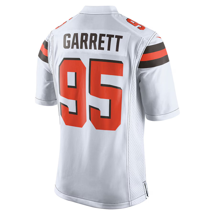 Elroe C.Browns #95 Myles Garrett Player White Game Stitched Jerseys