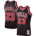 Elroe C.Bulls #23 Michael Jordan Mitchell & Ness Black 1996-97 Hardwood Classics Authentic Jerseys