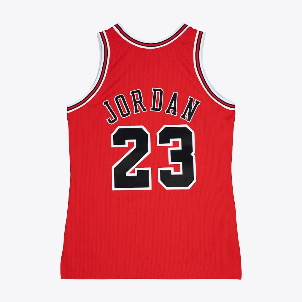 Elroe C.Bulls #23 Michael Jordan Mitchell & Ness Red 1997-98 Authentic Jerseys