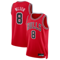 Elroe C.Bulls #8 Caleb Wilson Red 2026 Draft Swingman Jerseys - Icon Edition