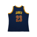 Elroe C.Cavaliers #23 LeBron James Mitchell & Ness Navy Big & Tall Hardwood Classics 2008-09 Swingman Jerseys