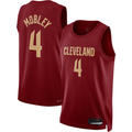 Elroe C.Cavaliers #4 Evan Mobley Wine Swingman Jerseys - Icon Edition