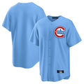 Elroe C.Cubs Light Blue Home Game Blank Player Stitched Jerseys