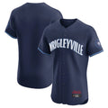 Elroe C.Cubs Navy City Connect Limited Elite Home Game Blank Player Stitched Jerseys