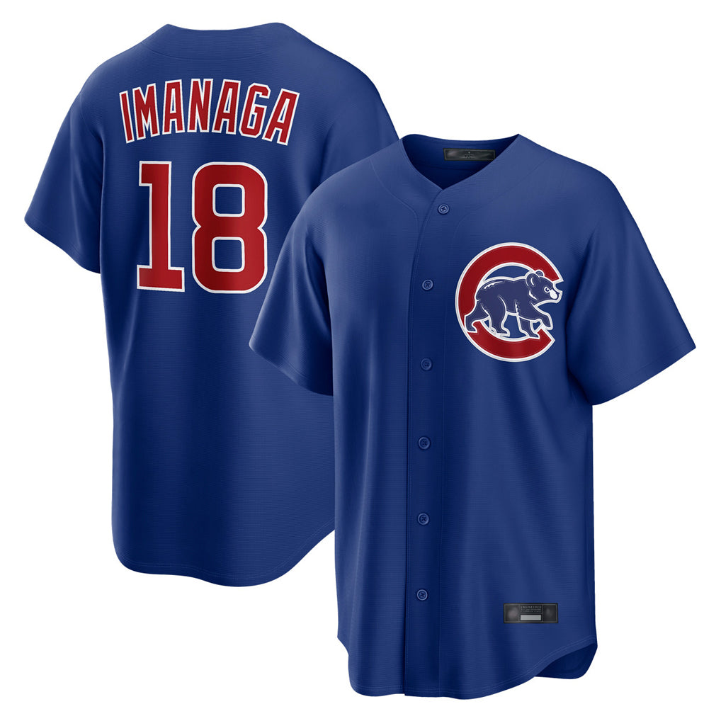 Elroe C.Cubs #18 Shota Imanaga Player Royal Home Game Stitched Jerseys