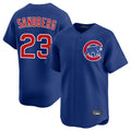 Elroe C.Cubs #23 Ryne Sandberg Player Royal Limited Home Stitched Jerseys