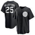 Elroe C.Cubs #25 Mois¡§|s Ballesteros Player Black Game Stitched Jerseys
