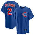 Elroe C.Cubs #2 Nico Hoerner Player Royal Home Game Stitched Jerseys