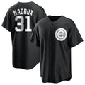 Elroe C.Cubs #31 Greg Maddux Player Black Game Stitched Jerseys