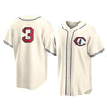 Elroe C.Cubs #3 Alex Bregman Cream Field of Dreams Home Game Stitched Jerseys
