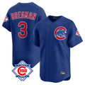 Elroe C.Cubs #3 Alex Bregman Royal 150th Anniversary Limited Home Stitched Jerseys