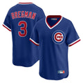 Elroe C.Cubs #3 Alex Bregman Royal T-shirt Cooperstown Collection Limited Stitched Jerseys