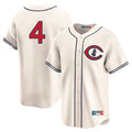 Elroe C.Cubs #4 Pete Crow-Armstrong Player Cream Field of Dreams Limited Home Game Stitched Jerseys