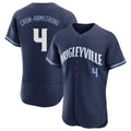 Elroe C.Cubs #4 Pete Crow-Armstrong Player Navy City Connect Limited Elite Home Stitched Jerseys