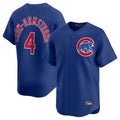 Elroe C.Cubs #4 Pete Crow-Armstrong Player Royal Limited Home Stitched Jerseys