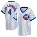 Elroe C.Cubs #4 Pete Crow-Armstrong Player White T-shirt Cooperstown Collection Limited Stitched Jerseys