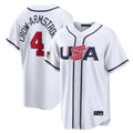 Elroe C.Cubs #4 Pete Crow-Armstrong Player White USA 2026 World Classic Home Limited Stitched Jerseys