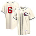 Elroe C.Cubs #6 Matt Shaw Player Cream Field of Dreams Home Game Stitched Jerseys