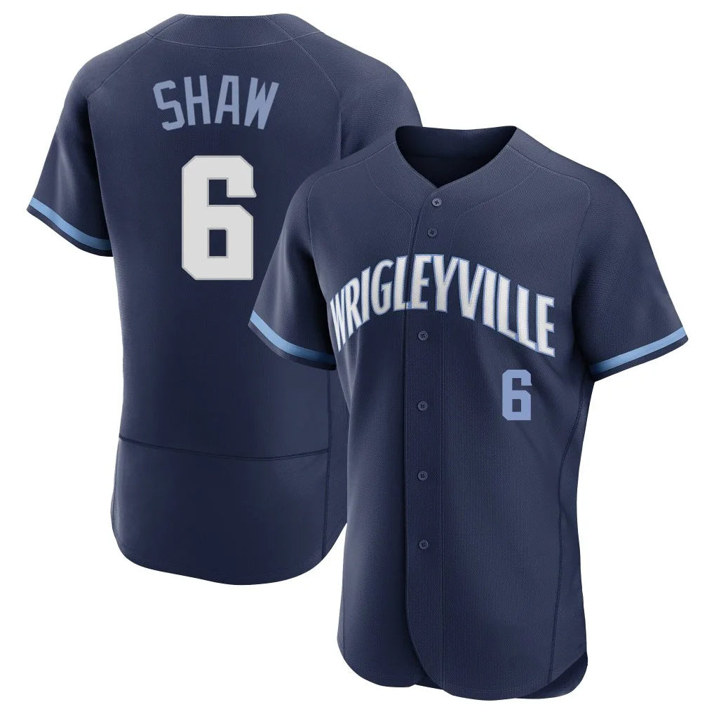 Elroe C.Cubs #6 Matt Shaw Player Navy City Connect Limited Elite Home Stitched Jerseys