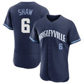 Elroe C.Cubs #6 Matt Shaw Player Navy City Connect Limited Elite Home Stitched Jerseys
