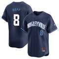 Elroe C.Cubs #8 Ian Happ Player Navy City Connect Limited Home Stitched Jerseys