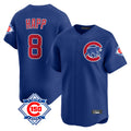 Elroe C.Cubs #8 Ian Happ Player Royal 150th Anniversary Limited Home Stitched Jerseys