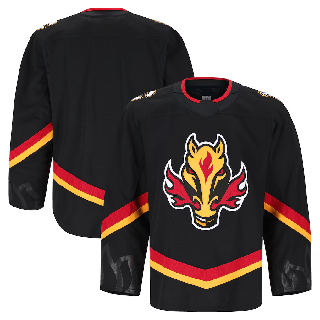 Elroe C.Flames Black Alternate Authentic Pro Jerseys
