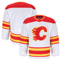 Elroe C.Flames White Away Authentic Pro Jerseys