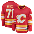 Elroe C.Flames #71 Simon Nemec Red Home Breakaway Jerseys