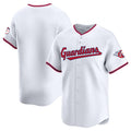 Elroe C.Guardians White Limited Home Blank Player Stitched Jerseys