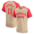 Elroe C.Guardians #11 Jose Ramirez Player Cream American League All-Star Limited Elite Home Stitched Jerseys