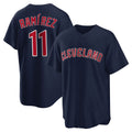 Elroe C.Guardians #11 Jose Ramirez Player Navy Game Home Stitched Jerseys