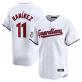 Elroe C.Guardians #11 Jose Ramirez Player White Limited Home Stitched Jerseys